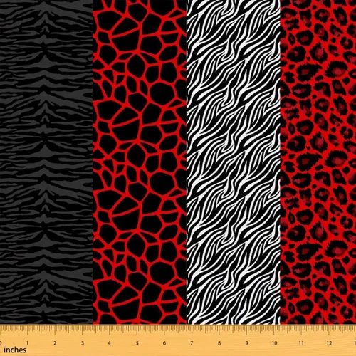 Vista 25 de Feelyou Tela con estampado de vaca de The Yard Soft 1 yarda Negro Blanco