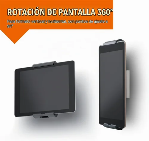 Vista 7 de Durable Soporte para tablet montado en la pared, soporte universal, se