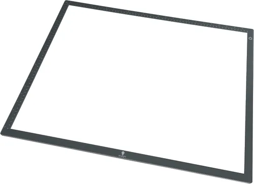 Vista 6 de Almohadilla de luz LED A4 ultrafina para trazado y dibujo, brillo regulable con función de memoria, ideal para artistas, diseñadores y artesanos