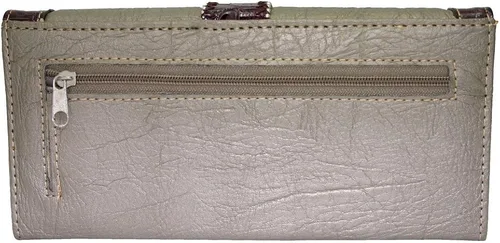 Vista 2 de Western cartera con Rhinestone Bling hebilla cinturón & ChequeraPeltre