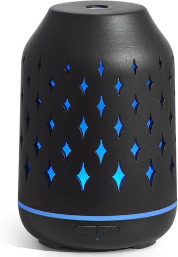 Vista 8 de InnoGear - Difusor de aceite esencial, difusor de piedra cerámica de 150 ml hecho a mano para aromaterapia, humidificador ultrasónico de niebla fría