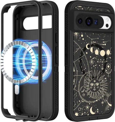 Vista 9 de Funda para Moto G 5G 2024 – Compatible con MagSafe para mujeres y niñas, bonita funda protectora magnética para teléfono, diseño femenino Kawaii