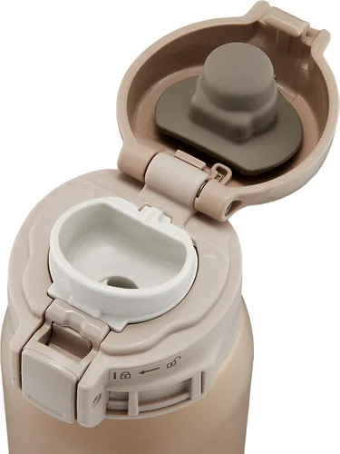 Vista 3 de Zojirushi Taza de acero inoxidable, 1 unidad (paquete de 1), oro beige, 0.36 litros