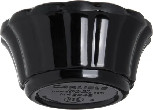 Vista 4 de CFS 4394203 Ramequin festoneado de melamina, 1 oz, negro