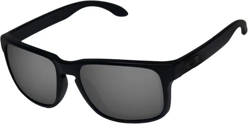 Vista 2 de LenzReborn Reemplazo de lentes polarizadas de alto impacto para Oakley Holbrook XL OO9417 Sunglass - Negro oscuro+gris plateado+rojo fuego+azul