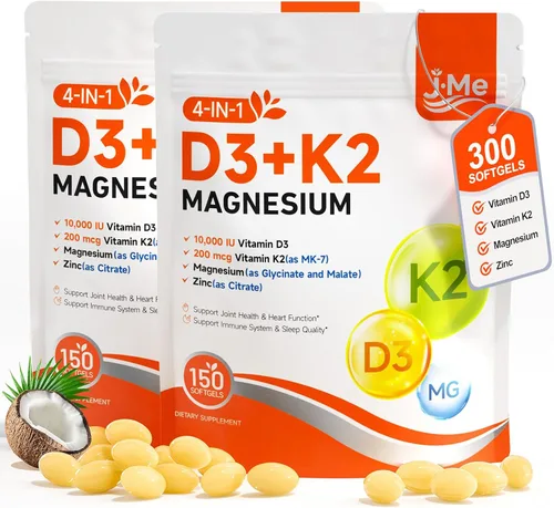 Vista 11 de JME Core Vitamin D3 10,000 UI + K2 MK-7 200 mcg Suplemento vitamínico D3K2