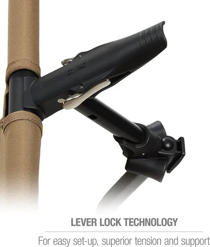 Vista 3 de Helinox Cuna One ligera, compacta, plegable, portátil, catre de camping, regular, marrón coyote