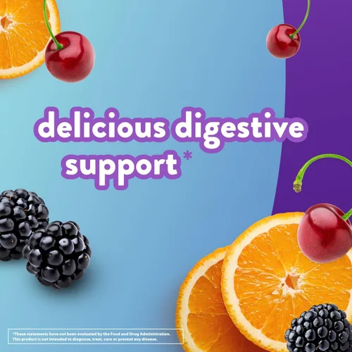 Vista 8 de Vitafusion Fiber Well - Gomitas probióticas 0.11 onzas de fibra 60 vitaminas gomosas para adultos para mujeres y hombres Plus prebióticos