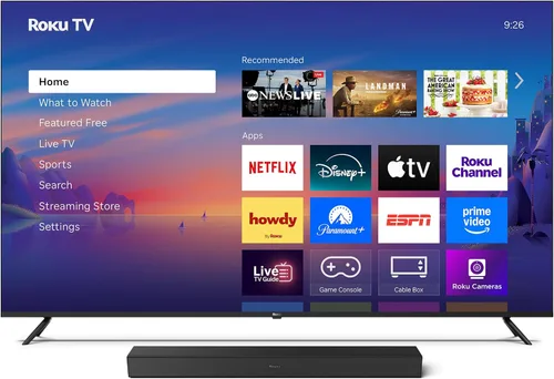 Vista 27 de Roku Smart TV 2026 – Serie Select de 43 pulgadas, 4K HDR TV – Roku TV con control remoto por voz – Televisión LED de pantalla plana con Wi-Fi