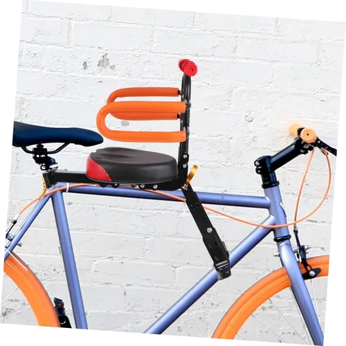 Vista 4 de SUPVOX Silla de bicicleta montada en la parte delantera para niños, fácil instalación, diseño cómodo
