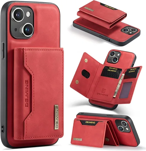 Vista 20 de Fundas de cuero tipo cartera para teléfono compatibles con iPhone 14 Pro Max con tarjetero para hombres de 6.7 pulgadas, contraportada desmontable 2