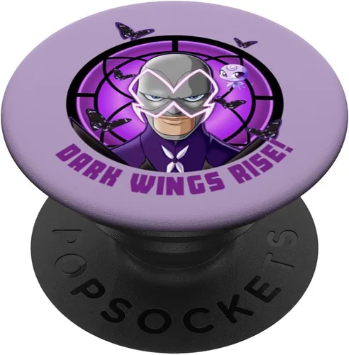 Vista 6 de Miraculous Ladybug Hawk Moth Dark Wings Rise PopSockets MagSafe PopGrip para iPhone