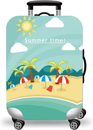 Vista 12 de WUJIAONIAO Funda para Equipaje de Viaje Funda para Maleta Equipaje Protector 18-32 Pulgadas, Moda