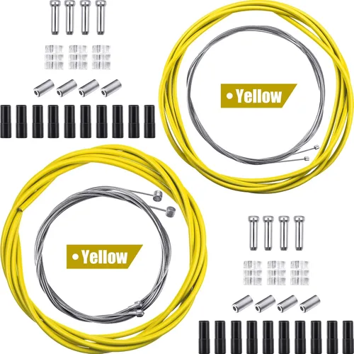 Vista 8 de Línea de transmisión universal de bicicleta Cambio de bicicleta Cable y cable de freno Kit para reparación de bicicletas de montaña