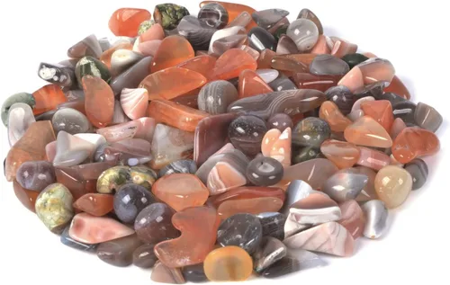 Vista 20 de 100 Gramos Piedras Pequeñas Pulimentadas y Trituradas para Adornos de Sanación