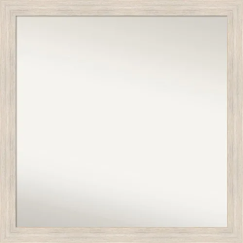 Vista 304 de Amanti Art Espejo personalizado, espejo de baño estrecho Alexandria White Wash, espejo de pared o espejo de tocador de baño sobre el fregadero