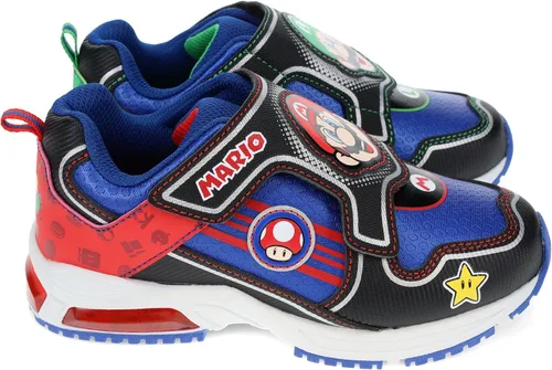 Vista 3 de SUPER MARIO Brothers Mario and Luigi - Tenis para niños, tenis iluminados, tenis mixtos, talla 11 a 3 para niños