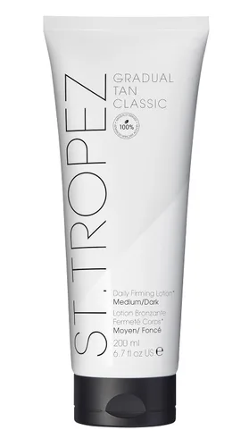 Vista 5 de St.Tropez Loción reafirmante de bronceado gradual, hidratante autobronceador Sun Kissed Glow, 5 beneficios para el cuidado de la piel, vegano