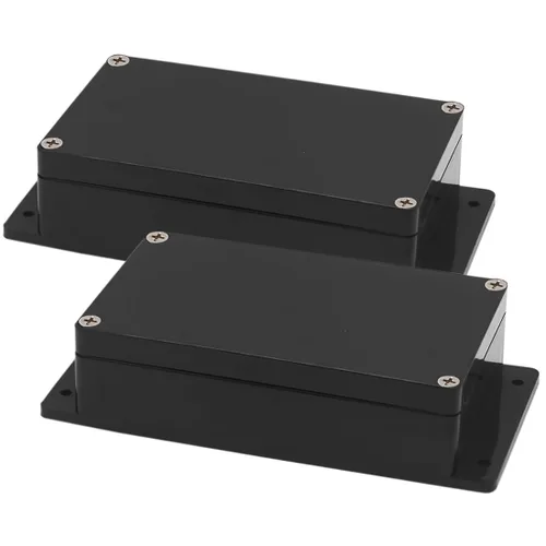 Vista 22 de Zulkit Caja de conexiones de plástico ABS a prueba de polvo, impermeable, IP65, cajas eléctricas universales, carcasa para proyectos con oreja fija
