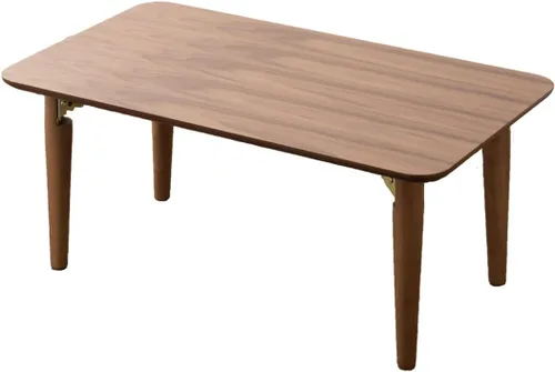 Vista 11 de EMOOR Mesa auxiliar plegable de madera rectangular mediana (17.7 x 31.5 pulgadas), gris claro, mesa baja para sentarse en el suelo, espacio pequeño