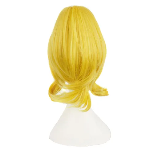 Vista 9 de Pelucas MapofBeauty, se pueden equipar con pelucas y adornos para el cabello para cosplay, Negro