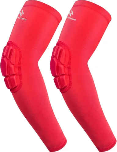 Vista 9 de 2 piezas acolchadas coderas de compresión para brazo de apoyo protector