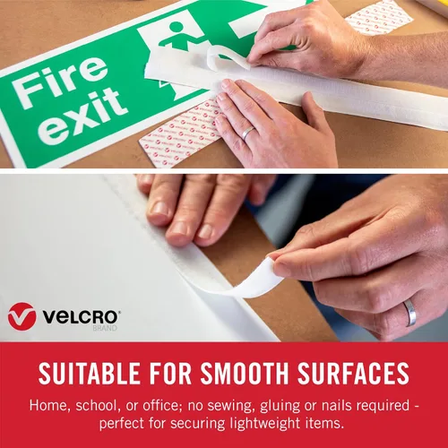Vista 3 de VELCRO Brand - Sujetadores Sticky Back cinta adhesiva de 34 de pulgadas ideal para el hogar