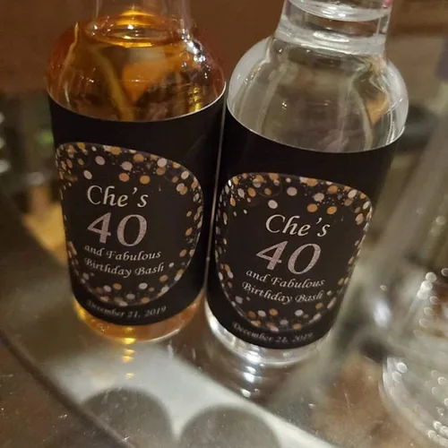 Vista 6 de 20 piezas de botellas de vidrio de 2 oz con tapas, tarros de vidrio pequeños, contenedor de shots de bienestar, botellas de muestra de líquido de 60