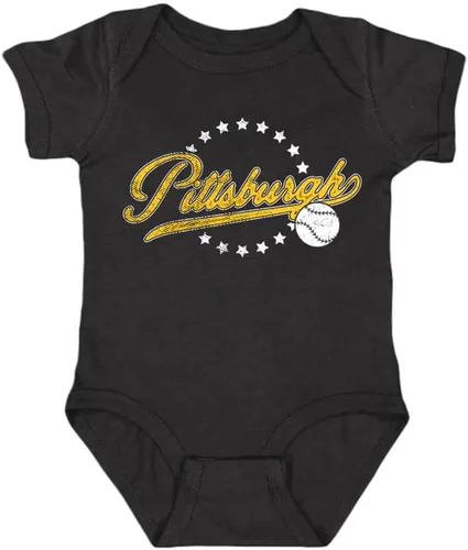 Vista 26 de Body para niños de estilo retro vintage para fanáticos del béisbol Arizona - Negro
