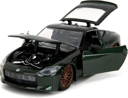 Vista 5 de Jada Fast & Furious Fast X 1:24 2023 Nissan Z - Auto fundido a presión, juguetes para niños y adultos