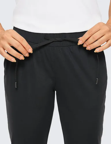 Vista 5 de Pantalón largo CRZ YOGA para mujer, elástico, con cordón, pantalón de deporte con bolsillos