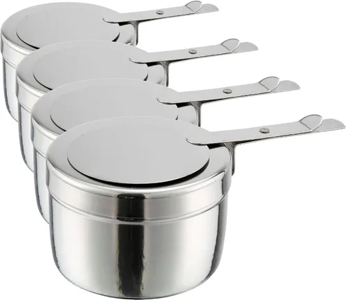 Vista 2 de Winco Soporte de combustible con tapa, acero inoxidable, 1 unidad (paquete de 1)