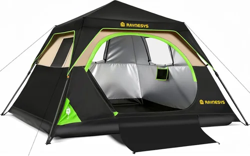 Vista 10 de Tienda de campaña instantánea para 4/6 personas, configuración de tienda de campaña en 60 segundos, tiendas de campaña impermeables para acampar