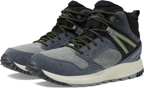 Vista 4 de Merrell Botas de senderismo impermeables Wildwood Mid Leather para hombre