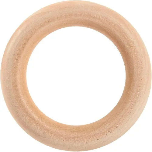 Vista 8 de Juvale Círculos de madera para macramé y manualidades, paquete de 20, círculos de madera natural sin terminar de 2.2 pulgadas de diámetro
