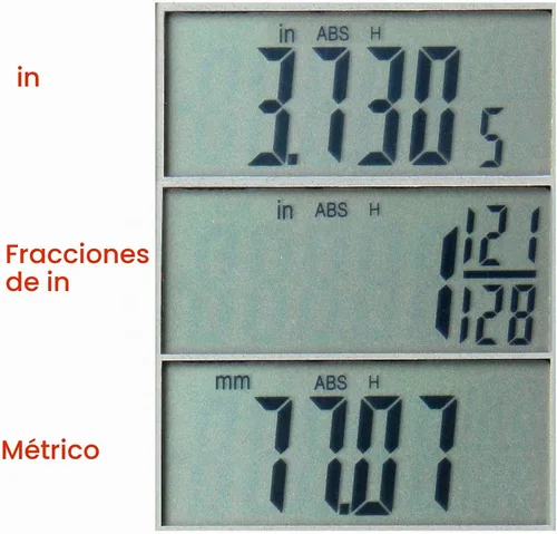 Vista 4 de iGaging Medidor de altura electrónico digital con base magnética, 6 pulgadas