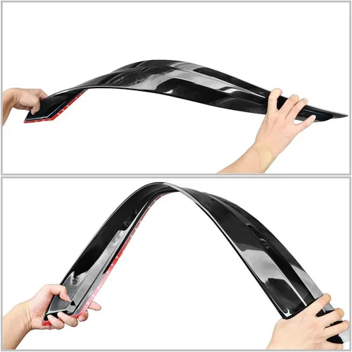 Vista 7 de IKON MOTORSPORTS, Visera adhesiva para ventana compatible con Toyota RAV4 2019-2025, humo oscuro acrílico, 4 unidades, protección contra la lluvia