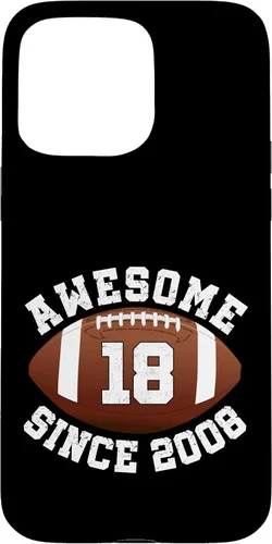Vista 31 de Awesome Since 2008 18th Birthday Men Son American Football Case for iPhone 17