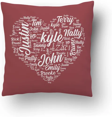 Vista 33 de Almohada fotográfica personalizada. Personalizada con imágenes para cumpleaños, aniversario y Navidad. (inserto + funda)