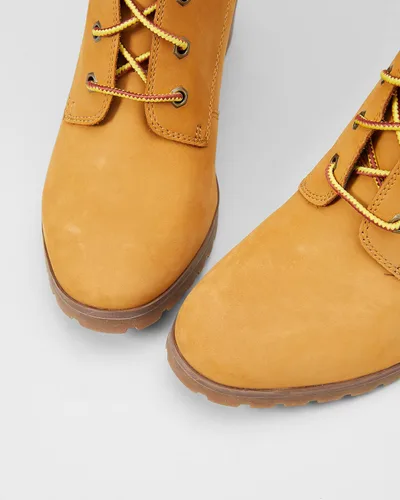 Vista 8 de Timberland Botas de tobillo con cordones para mujer, Trigo gamuzado, 6