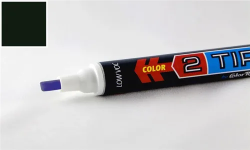 Vista 2 de 2Tip - Pintura de retoque para Mercedes-Benz All Automotive 040/9040, color negro 040/9040 (1986-1997) Capa transparente negra