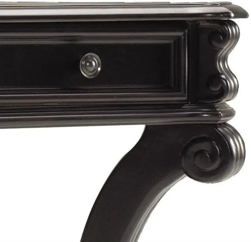 Vista 6 de Hooker Furniture Escritorio Telluride de 66 pulgadas, color negro