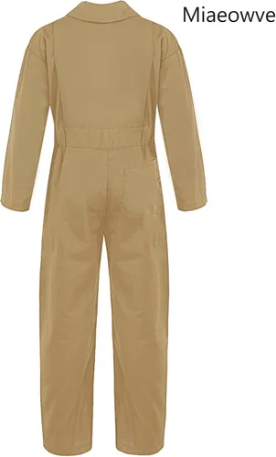 Vista 2 de Miaeowve Overol de manga larga para niños, disfraz mecánico de Navidad, Halloween, traje de vuelo