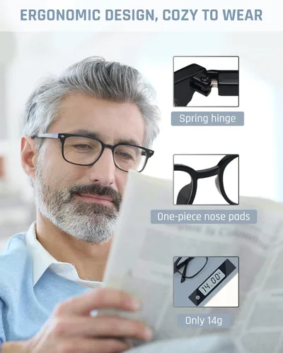 Vista 6 de NOVIVON 6 Pack Reading Glasses for Women, Reading glasses men, Blue Light Blocking Readers, Computer eye glasses, Cheaters