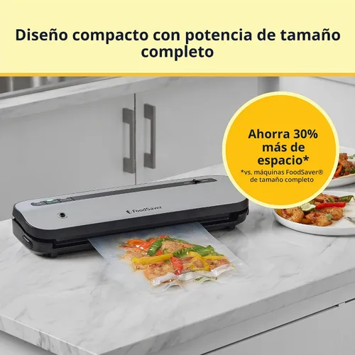 Vista 3 de [Usado] FoodSaver - Sellador al vacío que ahorra espacio con bolsas y rollo