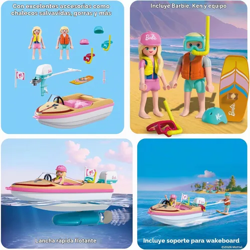 Vista 4 de Playmobil x Barco de Aventura Barbie