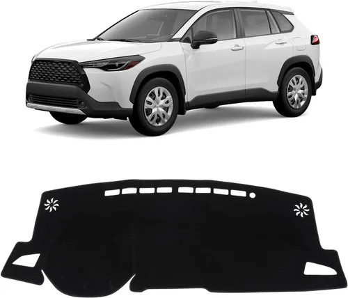 Vista 14 de KUST Funda negra para salpicadero compatible con Tesla Modelo Y Modelo 3 2017-2023, accesorios para el modelo Y Modelo 3, tapete antideslizante