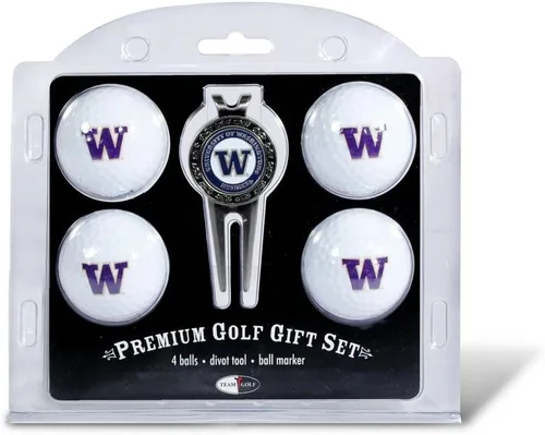 Vista 3 de Team Golf NCAA Unisex-Adult Team Golf NCAA Regulation Size Golf Balls (4 Count) & Divot Tool with Removable Double-Sided Magnetic Marker Cincinnati