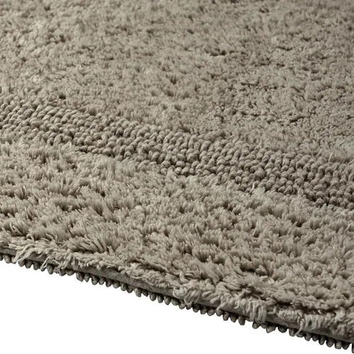 Vista 6 de Better Trends Alfombra de Inodoro en Forma de U Cubierta de Asiento de Inodoro de Lujo 100% Algodón Absorbente de Agua, Cubierta de Tapa Reversible