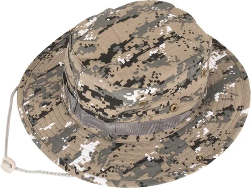 Vista 11 de Sombreros de sol para hombres y mujeres, sombrero de cubo UPF 50+, sombrero Boonie plegable, protección UV, senderismo, playa, pesca, safari